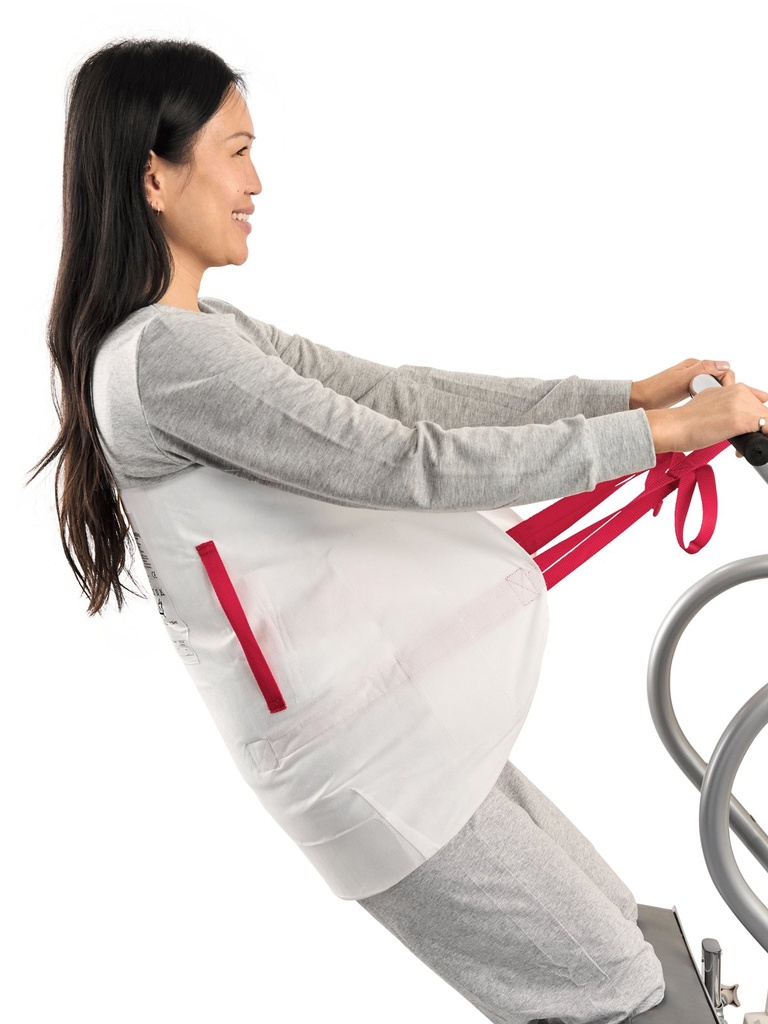 Handicare Thorax Sling 45690006 from the side, disposable medium vest