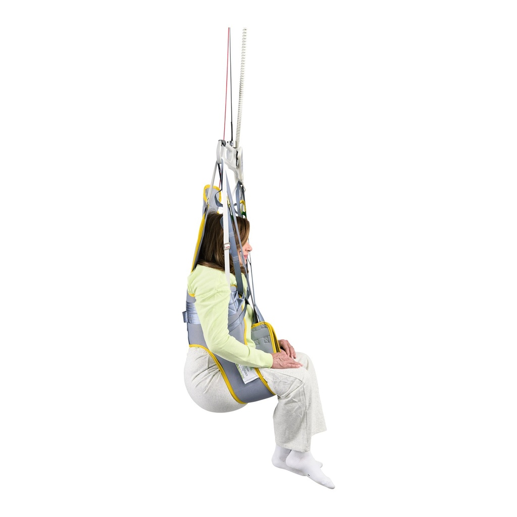 Savaria Easy Access sling from the side, trunk wrap and the leg sections