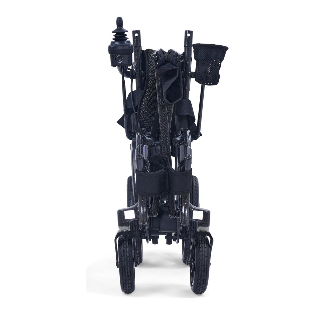 Cricket LT GP309 folded from the front, wheels still on the ground
