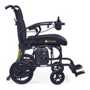 Cricket LT GP309 from the left side, memory foam seat and rear wheel