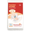 One TopLiner Booster Contour pad shown on its own, the wide hourglass shape