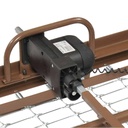 Motor unit and control box bolted to the frame of the Delta Ultra-Light 1000 low bed