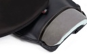JAY Zip back's zip-open outer cover over the grey water-resistant inner cover