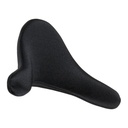 The Contoured Cradle pad alone, showing the curve that cups the base of the skull