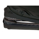 Outer cover pulled back at a corner to show the water-resistant zipper of the inner cover