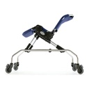 Optional Leckey shower trolley under the Advance bath chair, with four casters