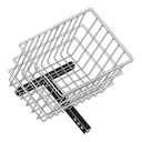 Pride large rear basket, the wire basket mounted on the rear bar behind the scooter seat