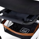 The zippered under-seat basket that comes with the Golden Ally GP303
