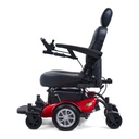 Golden Compass HD GP620 in red with the back reclined and the headrest raised, side view