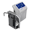 Span America PressureGuard Easy Air XL control unit, screen up and the hose port open.