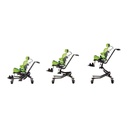 The Squiggles Seating System shown from three angles