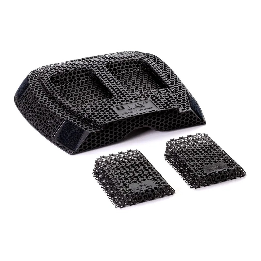Underside of the JAY LitePro elastomer insert with its two pressure adjustment pods