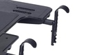 Close up of the JAY Adjustable Solid Seat base and its hooked mounting hardware