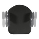 Vertical adjustment slots on the JAY lateral thoracic support bracket