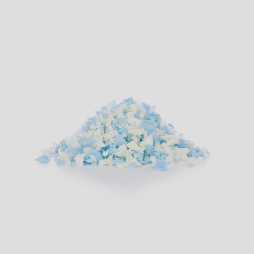 Shredded gel infused memory foam fill used inside the Symbia 50 pillow