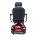 Rear of the Avenger scooter, showing the tall seat back, tail lights and anti-tippers