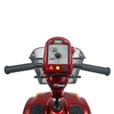 Avenger tiller with the battery meter, speed dial, key switch and basket
