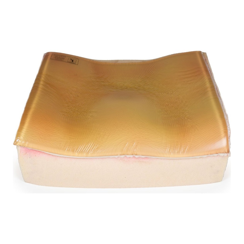 Gel pad lifted off the foam base of the Prism Supreme Gel Cushion