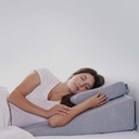The Orthex Symbia back wedge in the low 16 degree size, set up on a bed