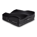 Ki Mobility Axiom ASP cushion in the black cover, leg troughs at the front