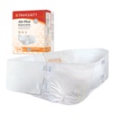 The maker's product and pack shot of the Air-Plus bariatric brief