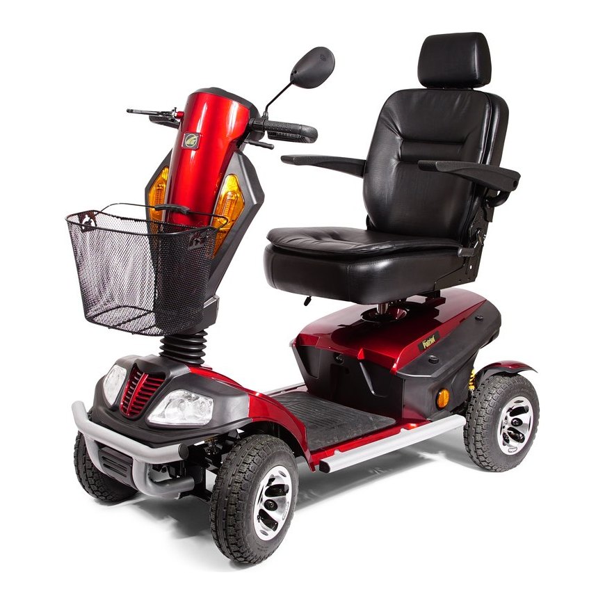 Patriot GR575 heavy duty scooter at a front three-quarter angle with a basket