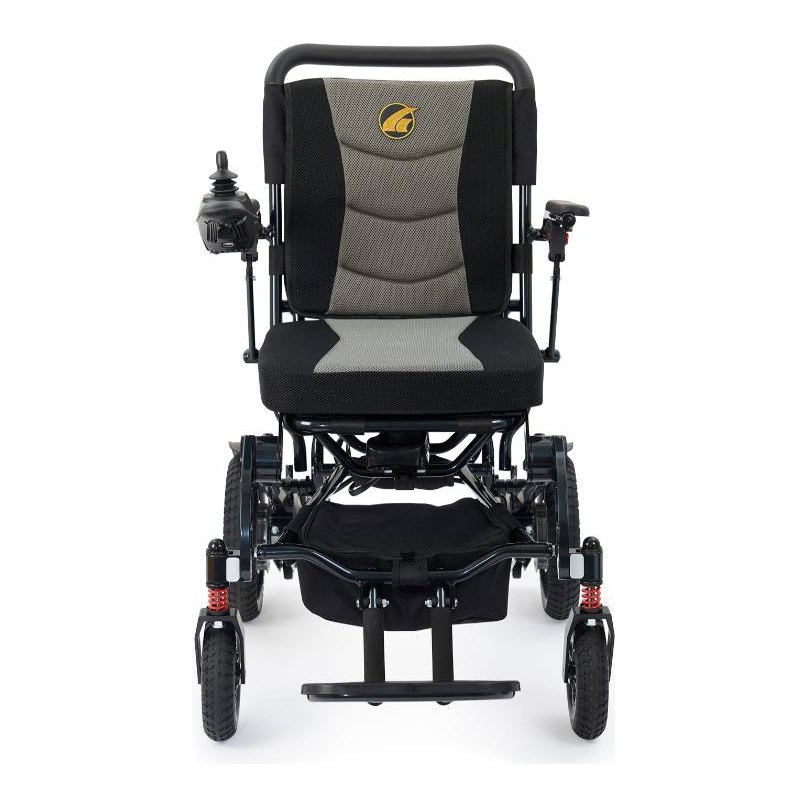 Stride GP301 from the front, two-tone seat and 12 in drive wheels