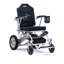 City 2 Plus in black from the front, seat bag fitted and joystick mounted