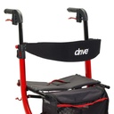 Close-up of the Nitro backrest, height knob and red release button