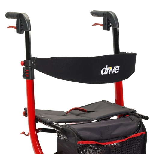 Close-up of the Nitro backrest, height knob and red release button