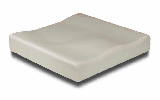 Bare JAY GO foam base on white, mildly contoured with the loading area at the rear