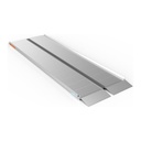 Studio view of the 8 ft EZ-ACCESS SUITCASE extruded singlefold ramp laid open