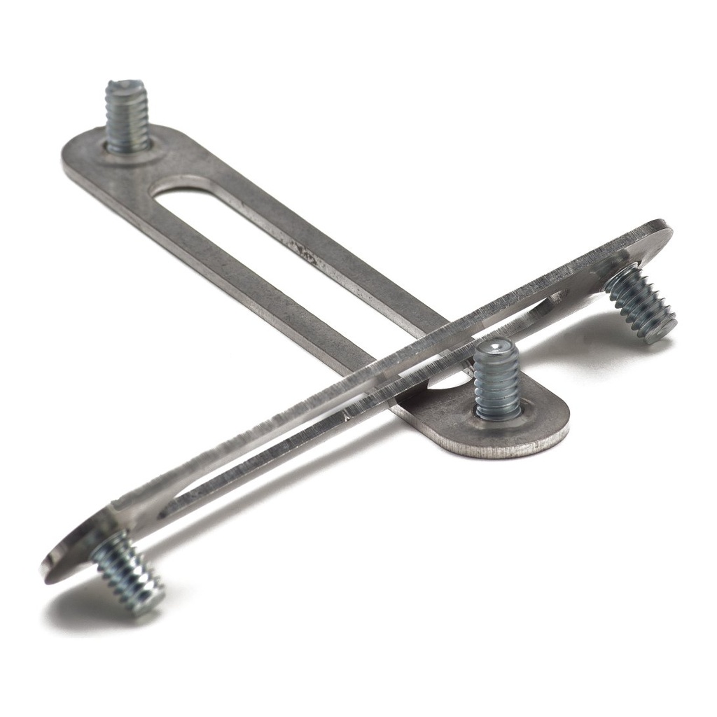 Silverback stud plates and brackets, the Quick Release hardware fitted to the shell