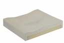 GO cushion corner view with the cover open, showing the foam layer inside