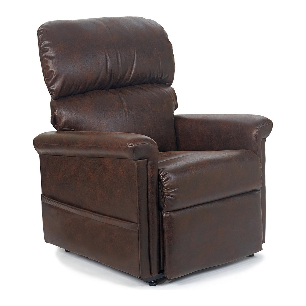 Golden Nipigon PL340 lift chair in brown, seated position
