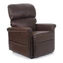 Golden Nipigon PL340 lift chair in brown, seated position