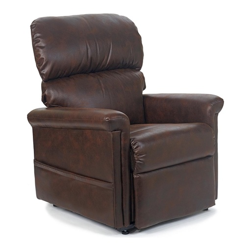 Golden Nipigon PL340 lift chair in brown, seated position