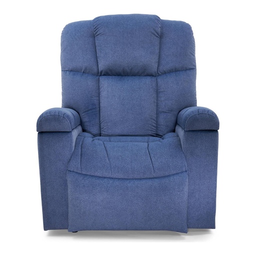 Golden Regal PR504-MLA lift chair in blue, three-quarter view