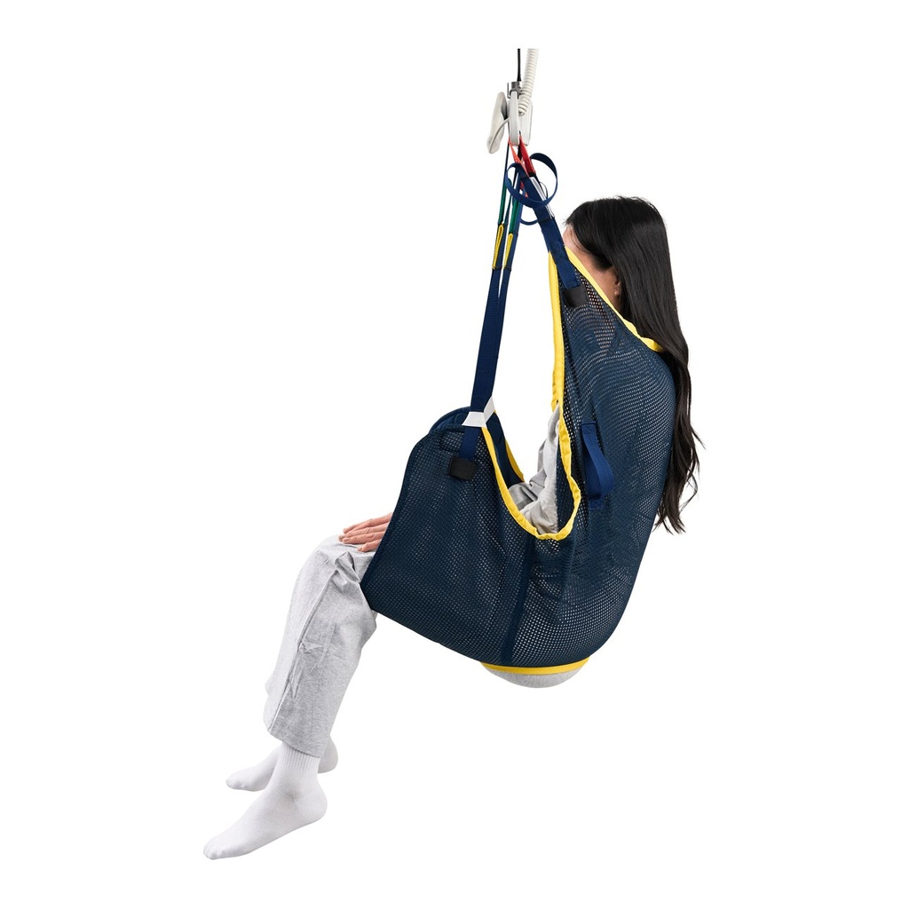 Side view of the Savaria Deluxe Hammock mesh and polyester sling, item 8H2400