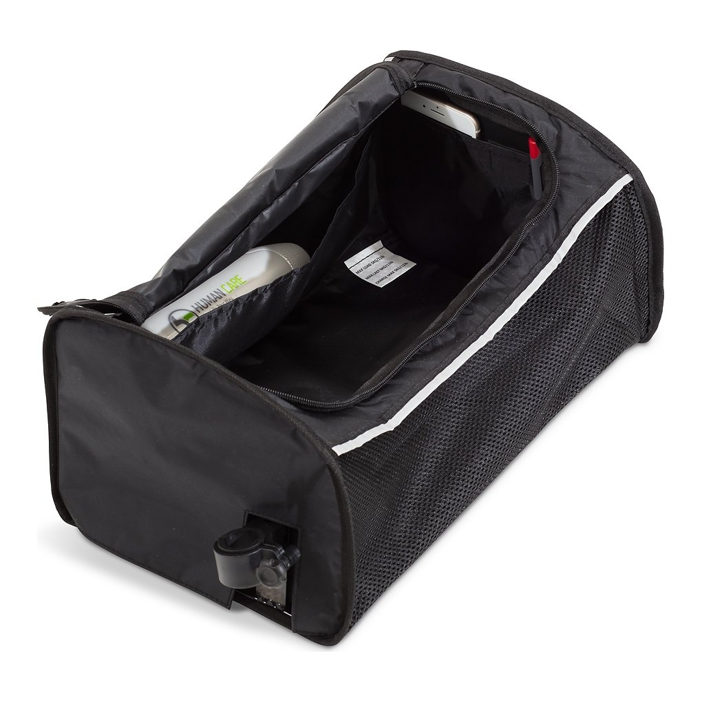 Open Human Care soft bag 93312 with the inner zip pocket visible