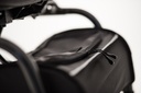 Human Care soft bag 93312 zipped in place under a neXus rollator seat