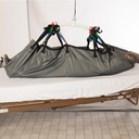 Person raised in the HighStar positioning sling, loops attached on both sides