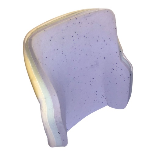 Gel-infused memory foam top over the high-resilience base of the Fusion 1 back