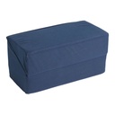 Drive folding bed wedge folded flat, navy cover with a zipper