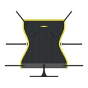 In-Situ Recline sling laid flat, with shoulder straps, side hip tapes and a centre pommel