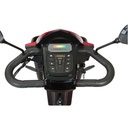 Panther control panel seen head on, with the delta handles, throttle and charge port