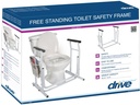 Drive retail box for RTL12079, titled free standing toilet safety frame