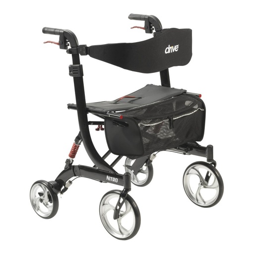 [10266HD-BK] Drive Nitro Heavy Duty Rollator (AA0001238)