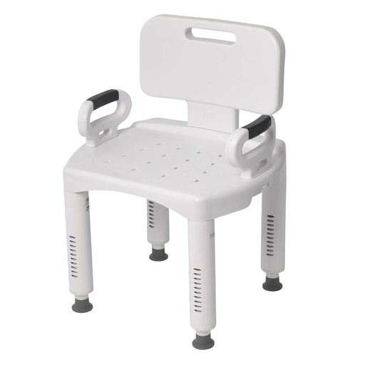 [RTL12505] Premium Series Shower Chair With Back And Arms
