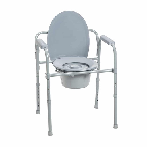 [11148-1] Drive Folding Steel Commode